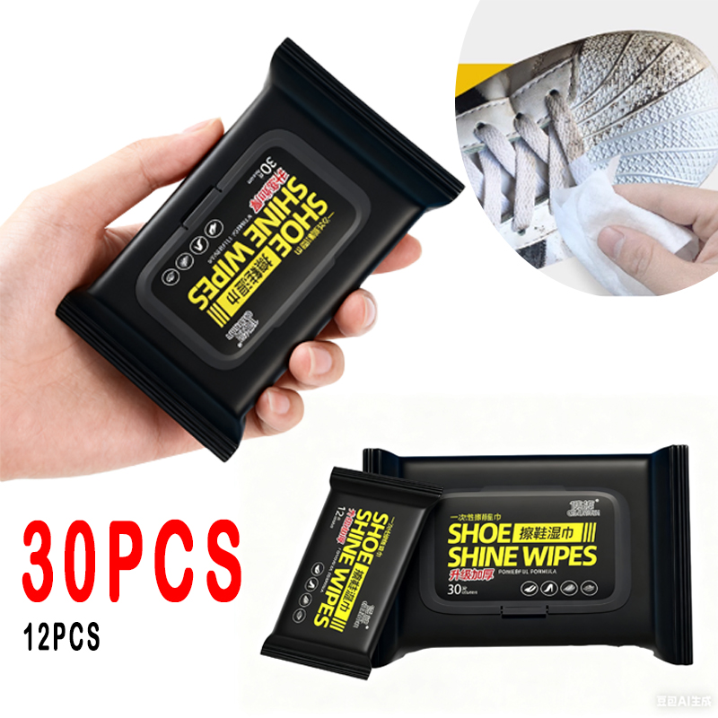 Sneaker Care Wipes - 12 pçs/30 pçs sapatos descartáveis toalhetes