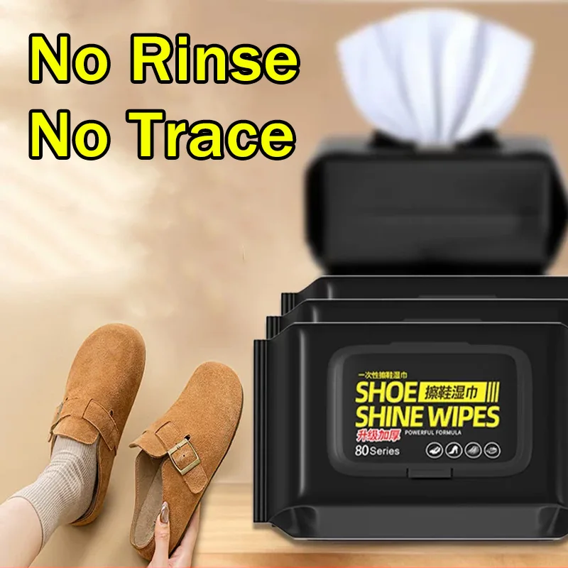 Sneaker Care Wipes - Lenços Portáteis Descartáveis para Limpeza de