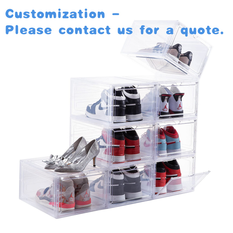 Organizador de sapatos de plás - Shoe Box Display avaliação e preço