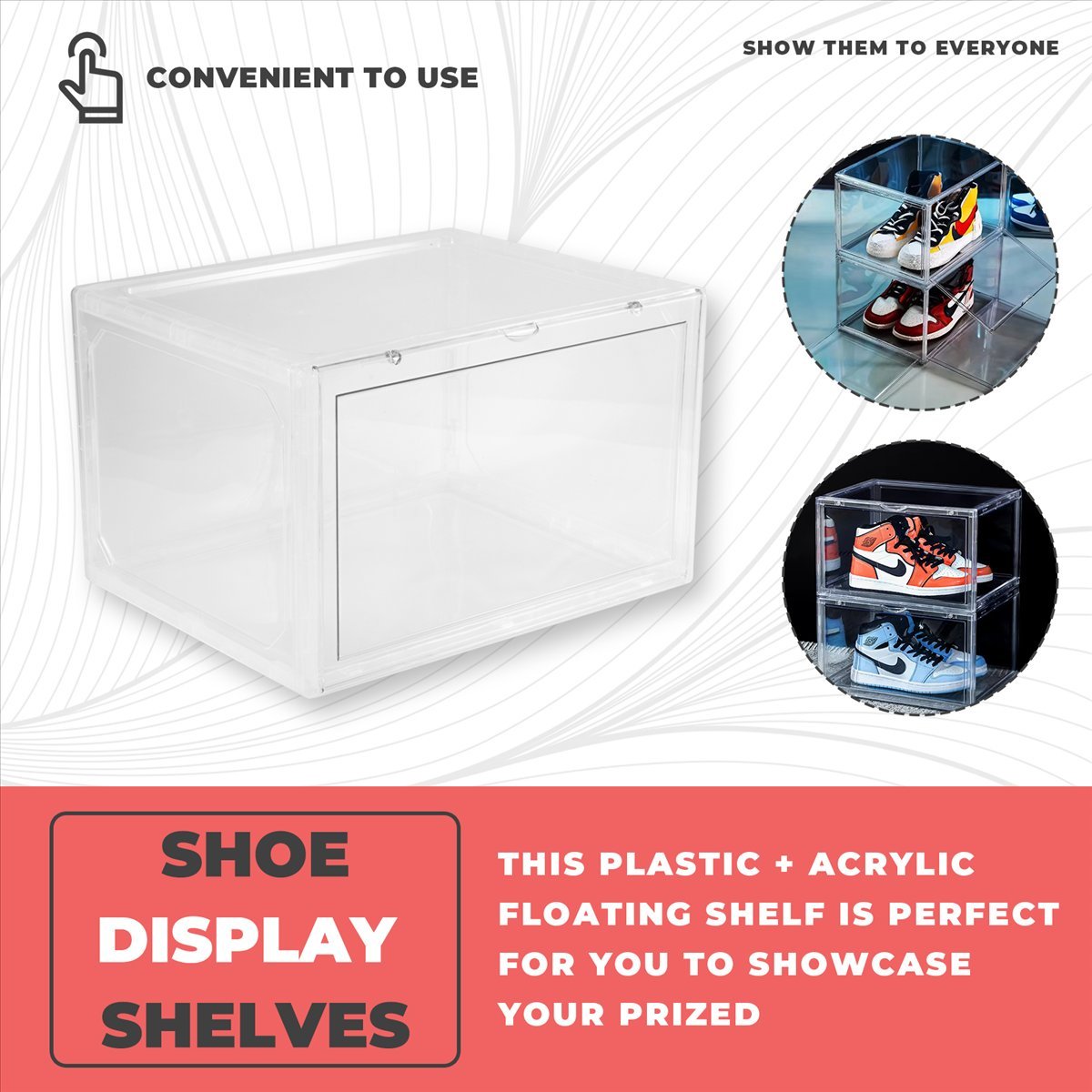 【EM ESTOQUE】Caixa Organizadora - Shoe Box Display avaliação e preço