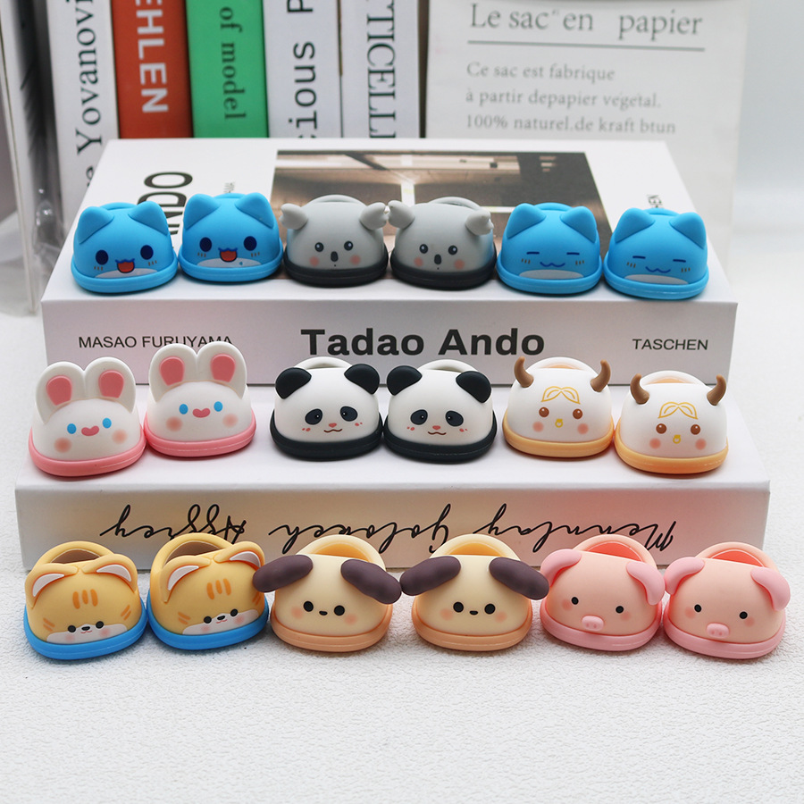 Cute Cartoon Dog Doll Shoes, M - Shoe Box Display avaliação e preço