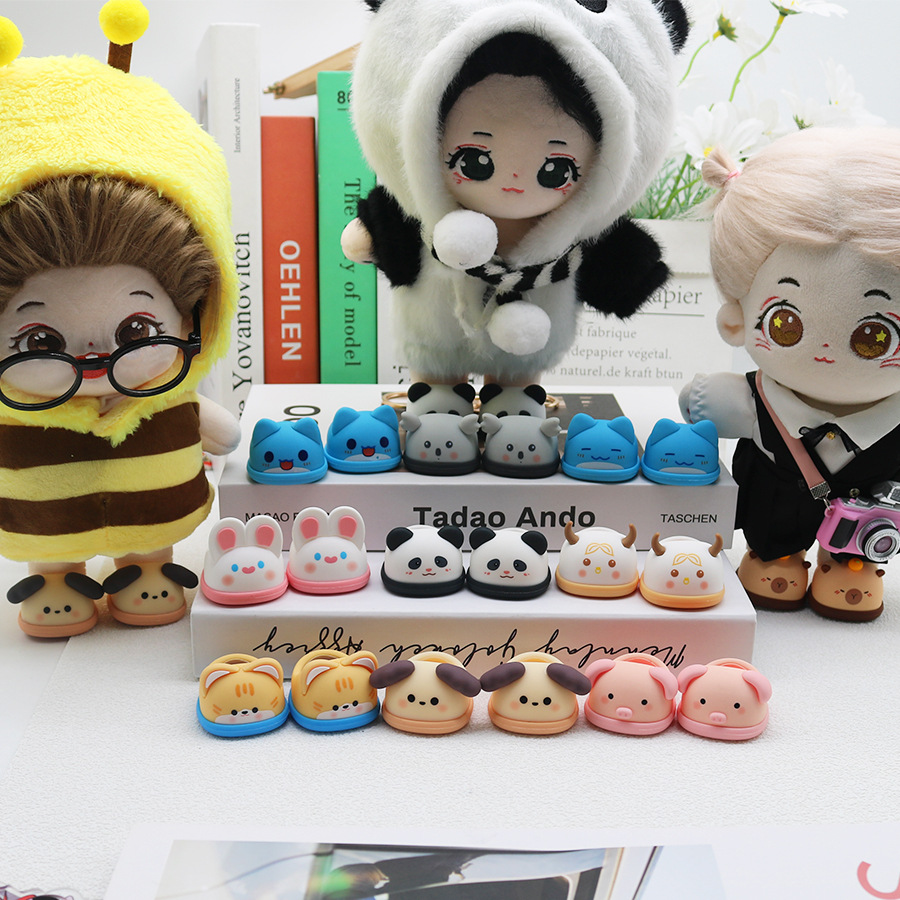 Cute Cartoon Dog Doll Shoes, M - Shoe Box Display avaliação e preço