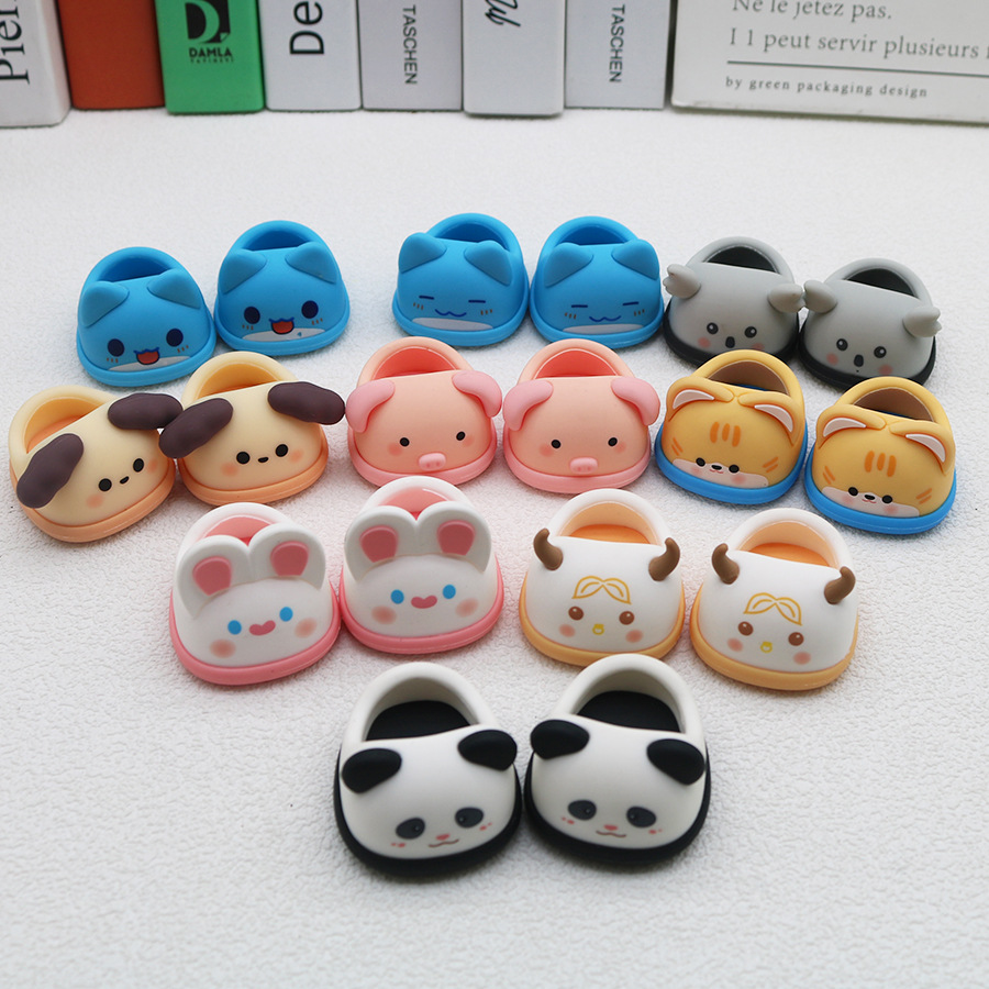 Cute Cartoon Dog Doll Shoes, M - Shoe Box Display avaliação e preço