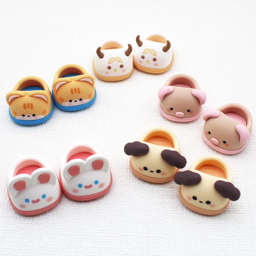 Cute Cartoon Dog Doll Shoes, M - Shoe Box Display avaliação e preço