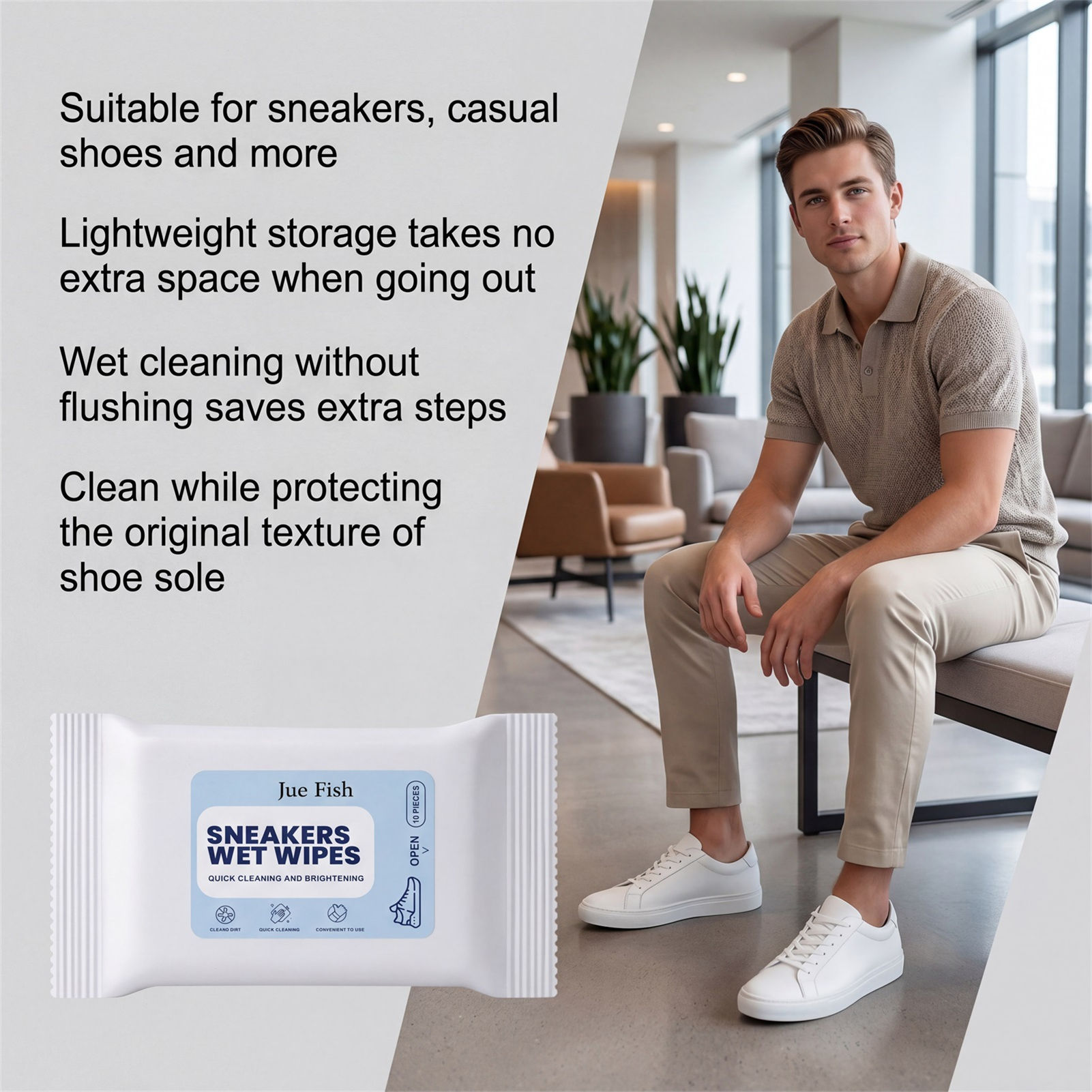 Lenços de Limpeza para Calçado - Sneaker Care Wipes avaliação e preço